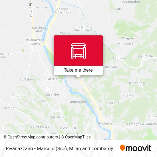 Rivanazzano - Marconi (Sse) map