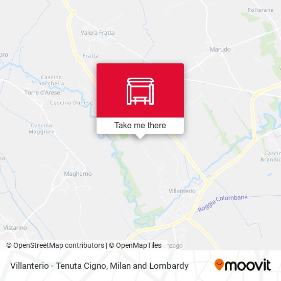 Villanterio - Tenuta Cigno map