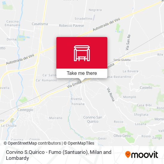 Corvino S.Quirico - Fumo (Santuario) map