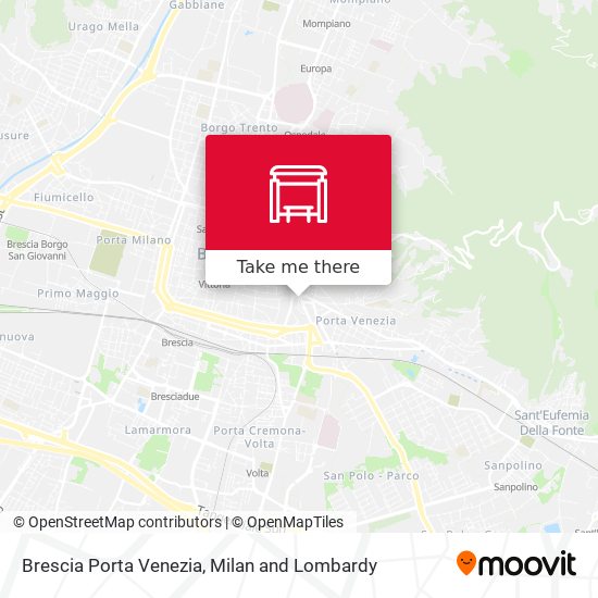 Brescia Porta Venezia map