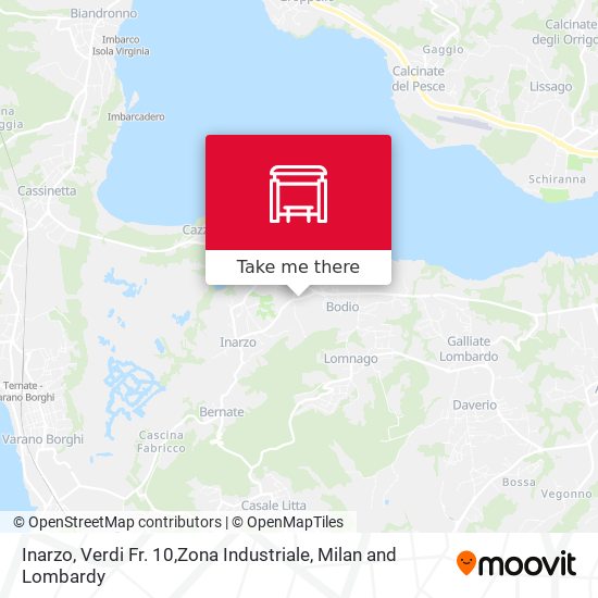 Inarzo, Verdi Fr. 10,Zona Industriale map