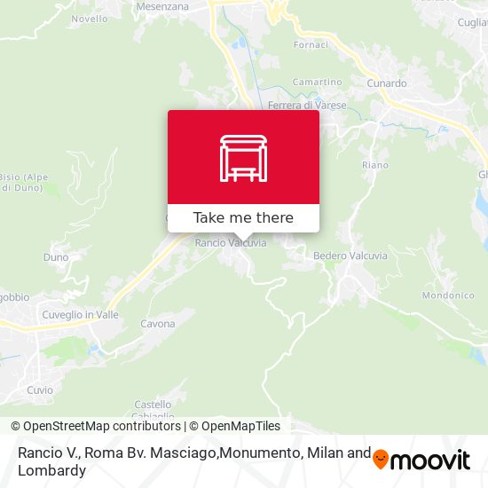 Rancio V., Roma Bv. Masciago,Monumento map