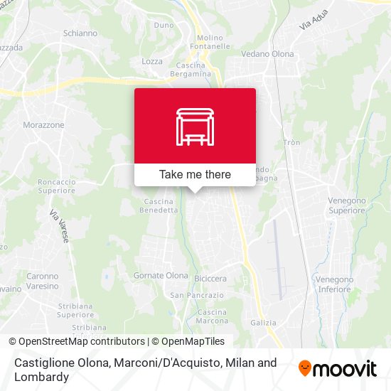 Castiglione Olona, Marconi / D'Acquisto map
