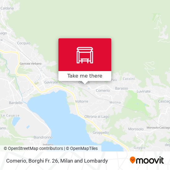 Comerio, Borghi Fr. 26 map