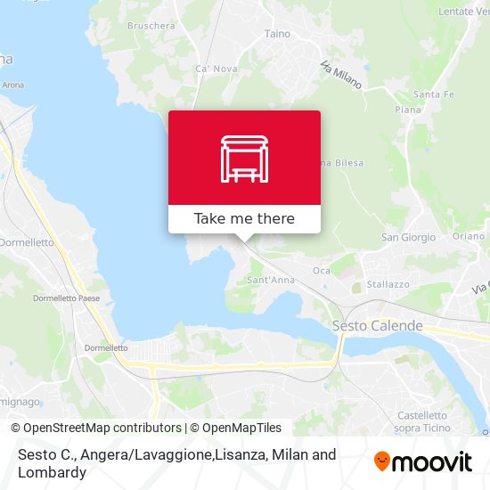 Sesto C., Angera / Lavaggione,Lisanza map