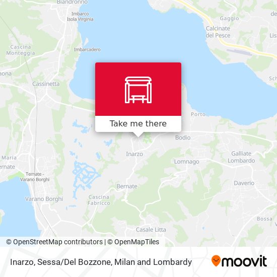 Inarzo, Sessa/Del Bozzone map