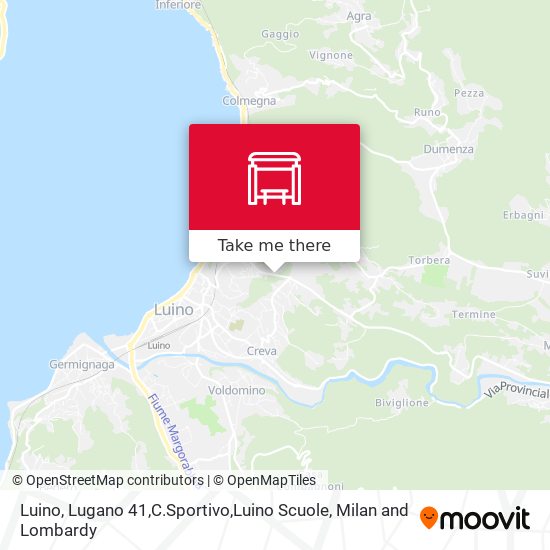 Luino, Lugano 41,C.Sportivo,Luino Scuole map