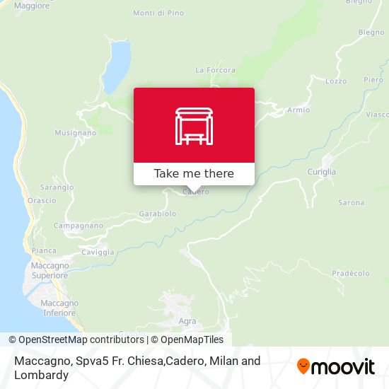 Maccagno, Spva5 Fr. Chiesa,Cadero map