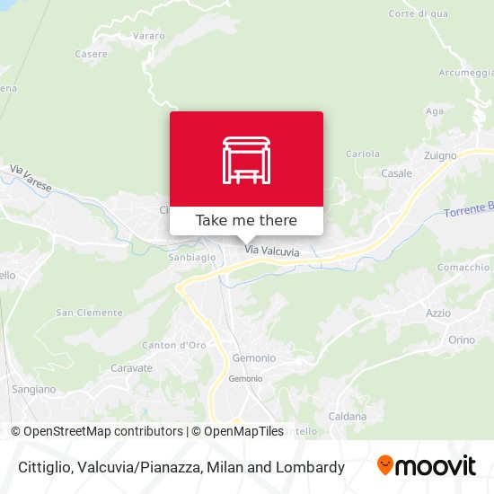 Cittiglio, Valcuvia/Pianazza map