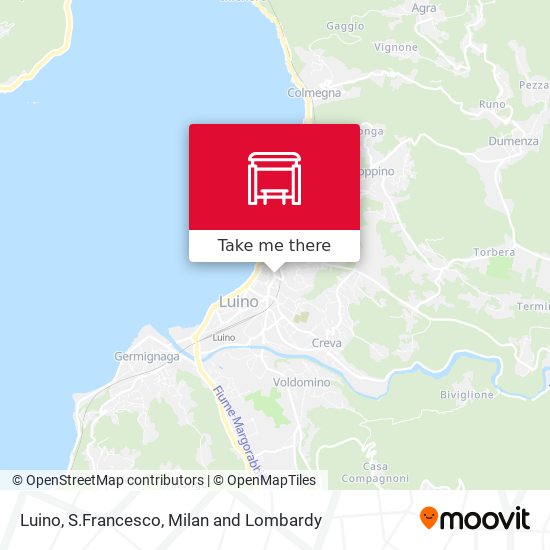 Luino, S.Francesco map