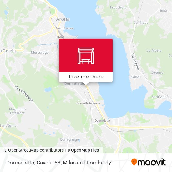 Dormelletto, Cavour 53 map