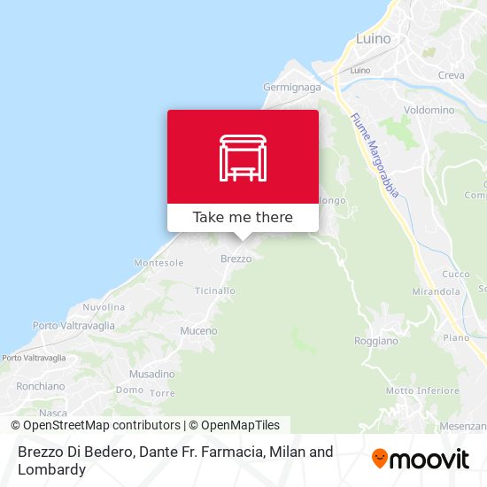 Brezzo Di Bedero, Dante Fr. Farmacia map
