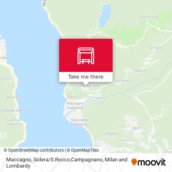 Maccagno, Solera / S.Rocco,Campagnano map