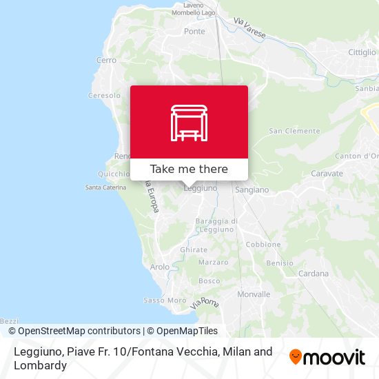 Leggiuno, Piave Fr. 10 / Fontana Vecchia map