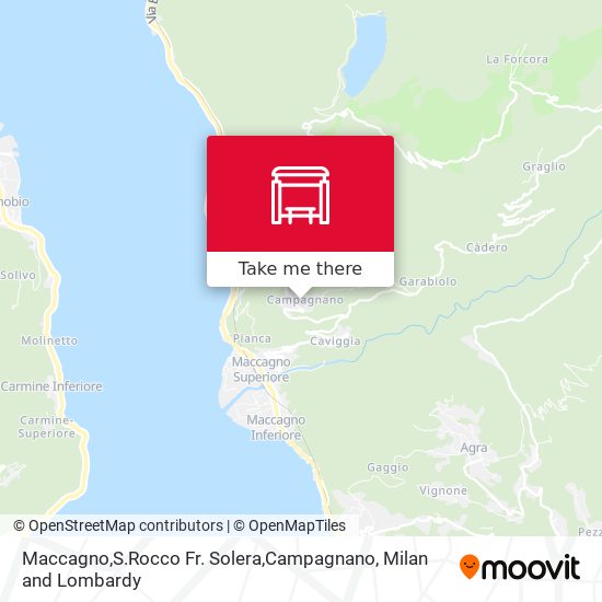 Maccagno,S.Rocco Fr. Solera,Campagnano map