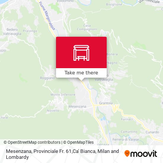 Mesenzana, Provinciale Fr. 61,Ca' Bianca map