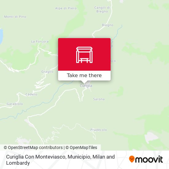 Curiglia Con Monteviasco, Municipio map