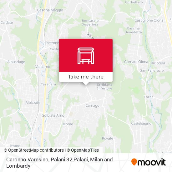 Caronno Varesino, Palani 32,Palani map