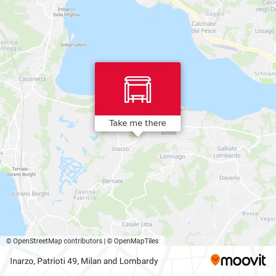Inarzo, Patrioti 49 map