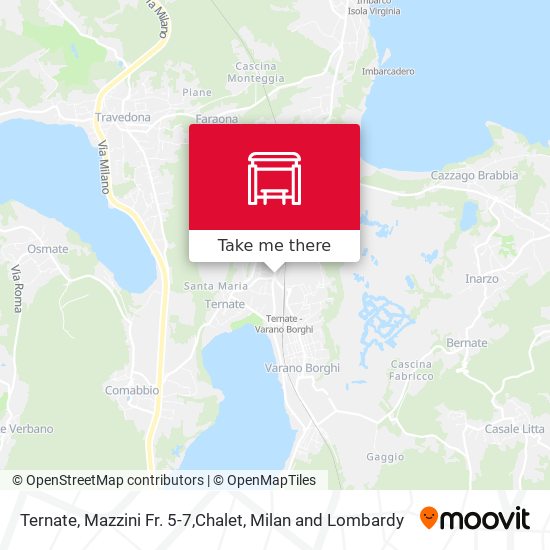 Ternate, Mazzini Fr. 5-7,Chalet map