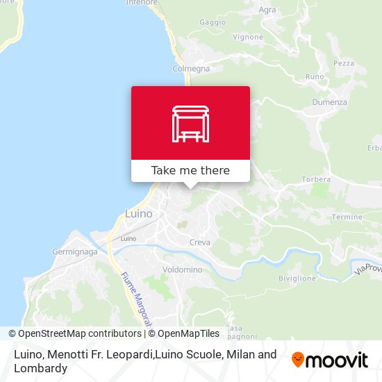 Luino, Menotti Fr. Leopardi,Luino Scuole map