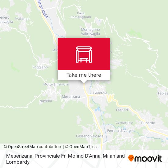 Mesenzana, Provinciale Fr. Molino D'Anna map