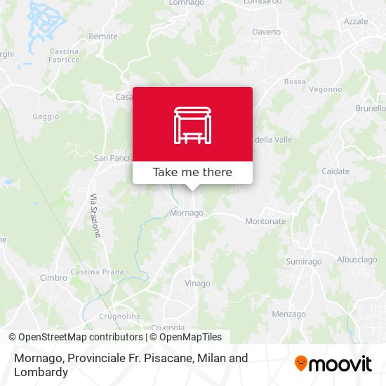 Mornago, Provinciale Fr. Pisacane map