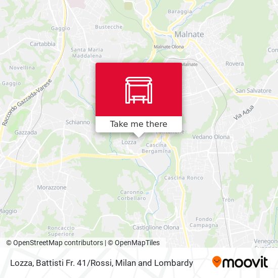 Lozza, Battisti Fr. 41/Rossi map