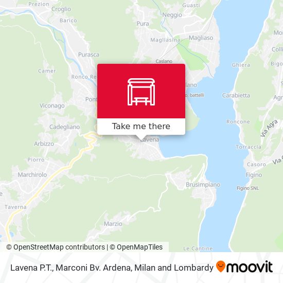 Lavena P.T., Marconi Bv. Ardena map