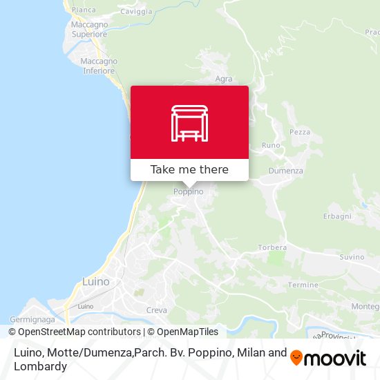 Luino, Motte / Dumenza,Parch. Bv. Poppino map