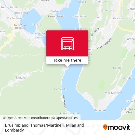 Brusimpiano, Thomas/Martinelli map