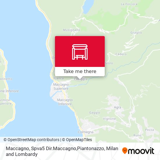 Maccagno, Spva5 Dir.Maccagno,Piantonazzo map