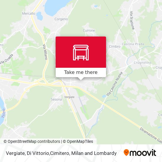 Vergiate, Di Vittorio,Cimitero map