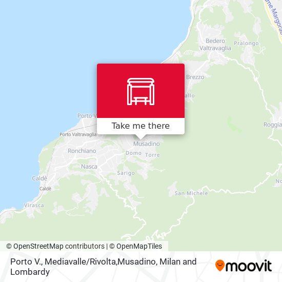 Porto V., Mediavalle / Rivolta,Musadino map