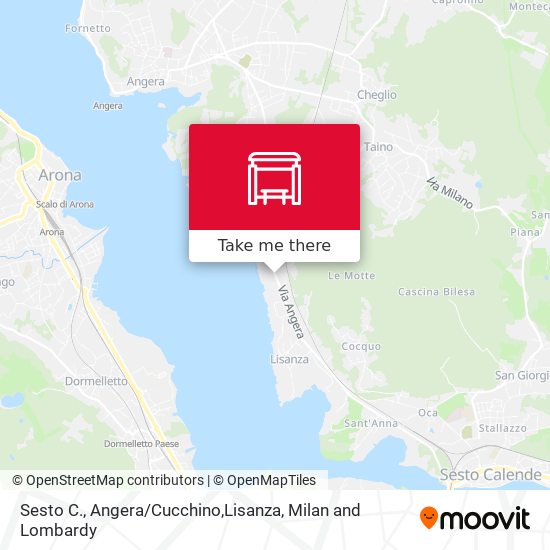 Sesto C., Angera / Cucchino,Lisanza map