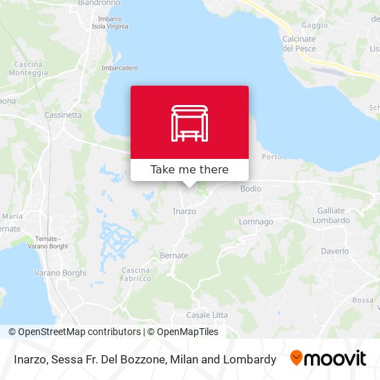 Inarzo, Sessa Fr. Del Bozzone map