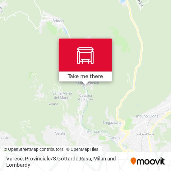 Varese, Provinciale / S.Gottardo,Rasa map