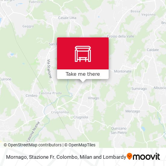 Mornago, Stazione Fr. Colombo map