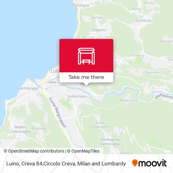 Luino, Creva 84,Circolo Creva map