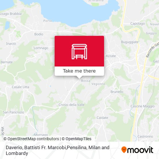 Daverio, Battisti Fr. Marcobi,Pensilina map