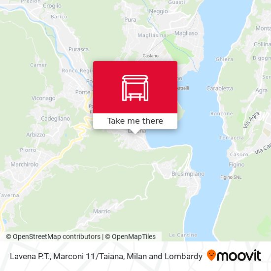 Lavena P.T., Marconi 11/Taiana map