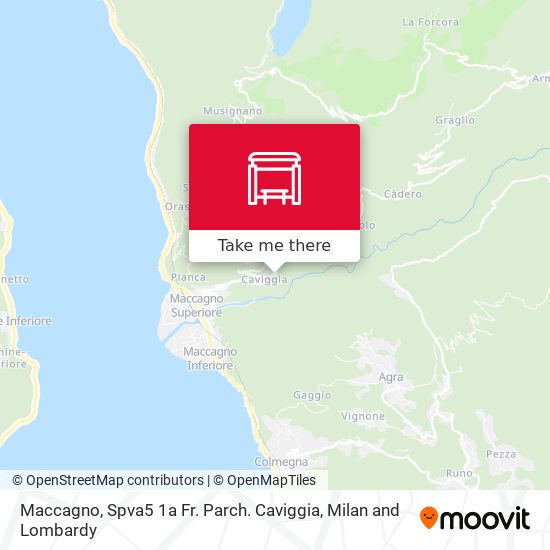 Maccagno, Spva5 1a Fr. Parch. Caviggia map