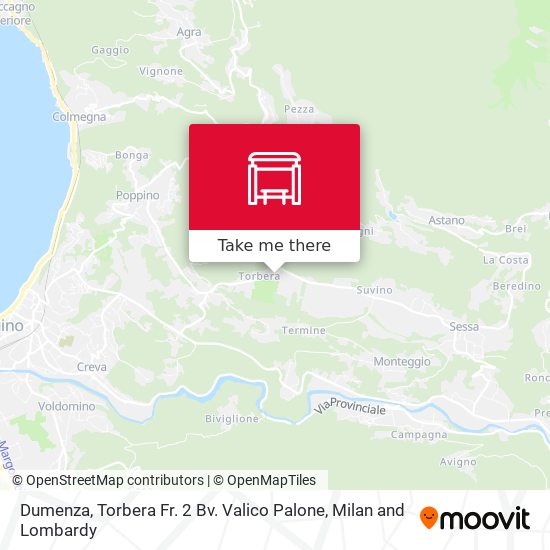 Dumenza, Torbera Fr. 2 Bv. Valico Palone map
