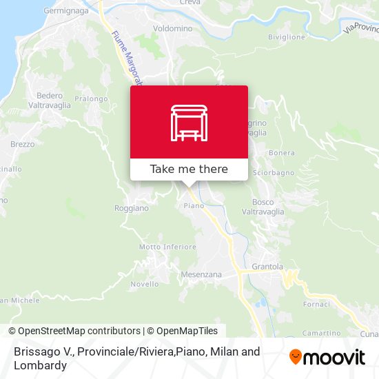 Brissago V., Provinciale / Riviera,Piano map