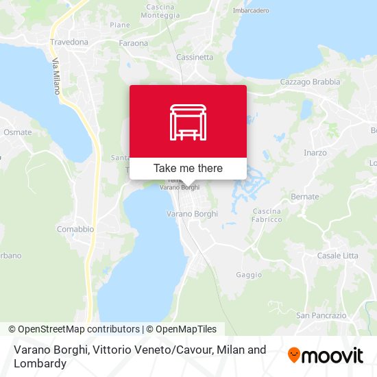 Varano Borghi, Vittorio Veneto / Cavour map