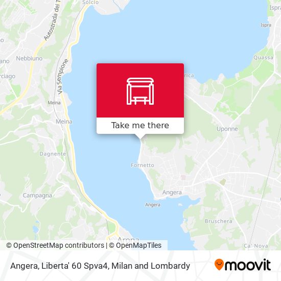 Angera, Liberta' 60 Spva4 map