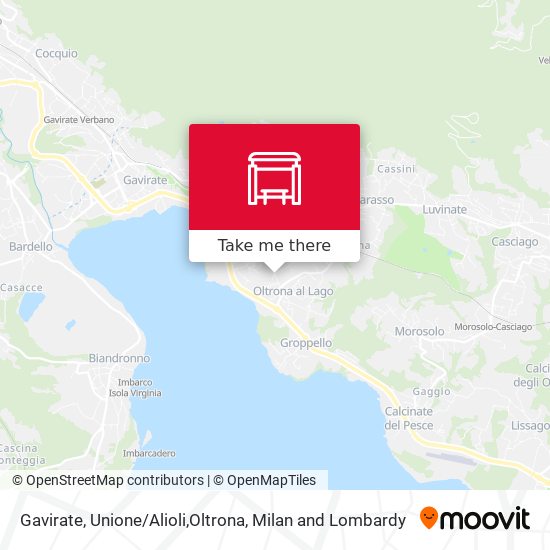 Gavirate, Unione / Alioli,Oltrona map
