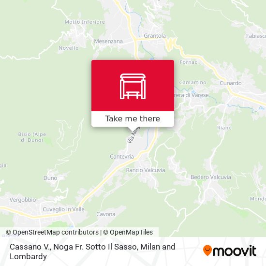 Cassano V., Noga Fr. Sotto Il Sasso map