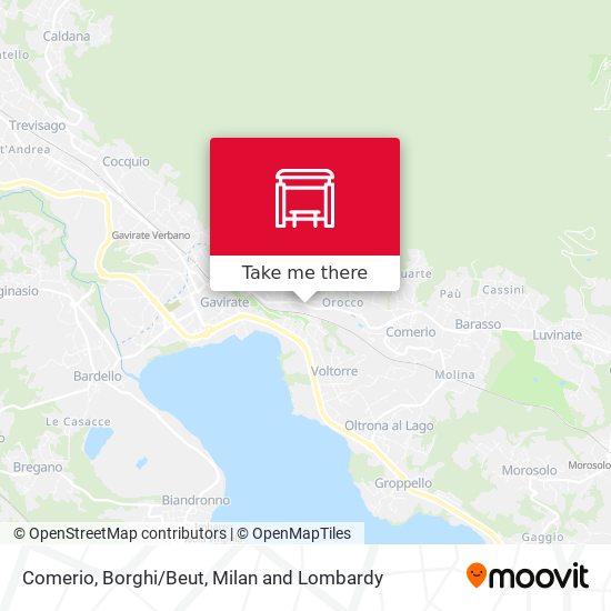 Comerio, Borghi/Beut map