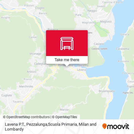 Lavena P.T., Pezzalunga,Scuola Primaria map